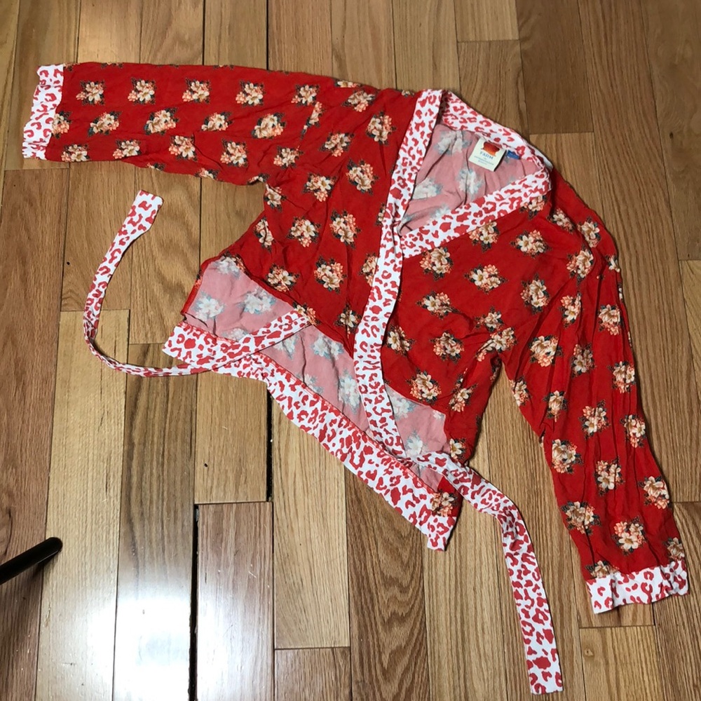 Tie Cropped Kimono